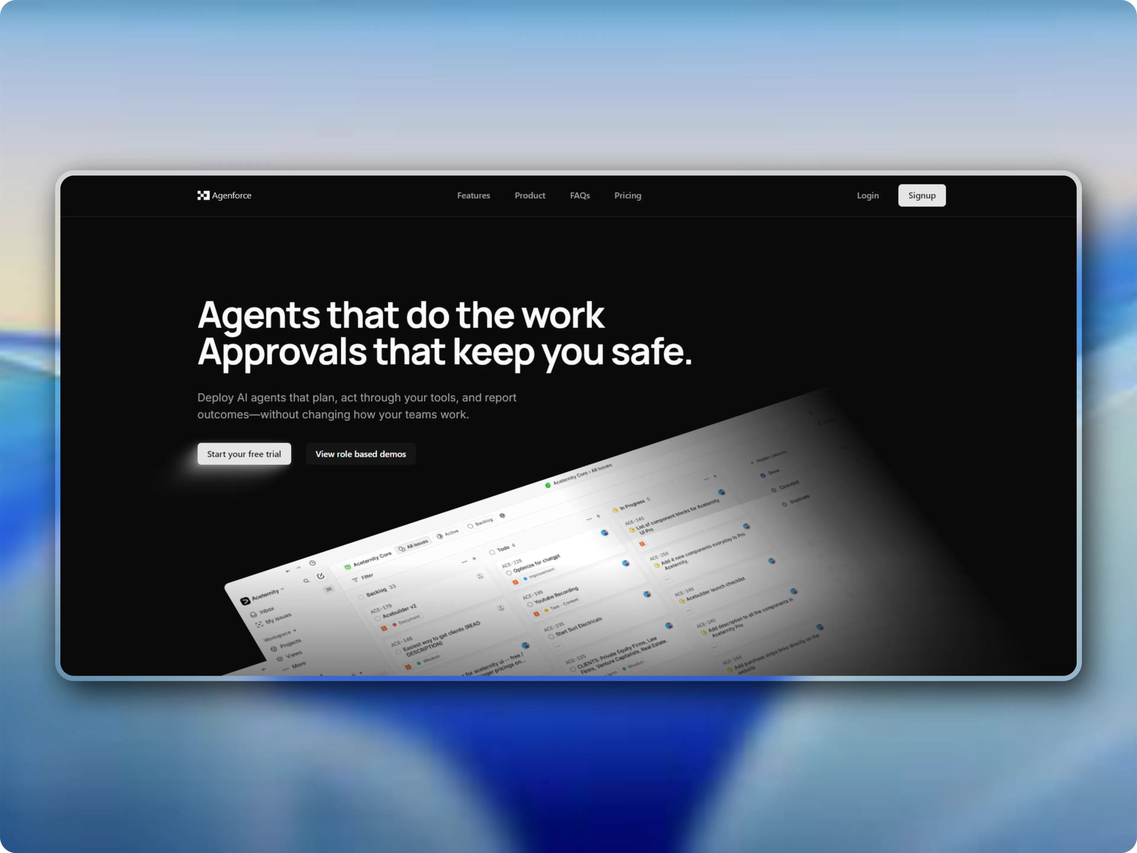 Motion Landing Page project cover